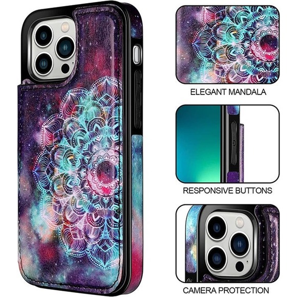 iPhone 13 Pro, 6.1 inch Case, Credit Card Holder - Picture 2 of 4